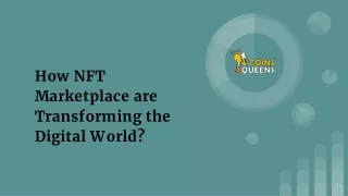 How NFT Marketplace are Transforming the Digital World?