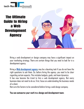 The Ultimate Guide to Hire a Web Development Agency