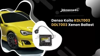 denso koito kdlt003 ddlt003 xenon ballast