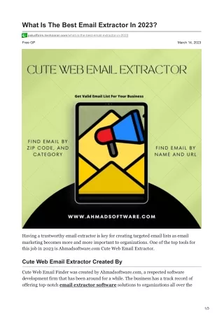 what is the best email extractor in 2023