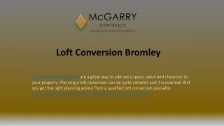 Loft Conversion Bromley