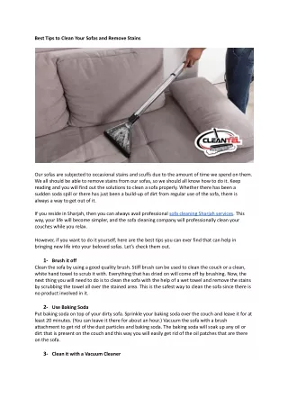Best Tips to Clean Your Sofas and Remove Stains.docx