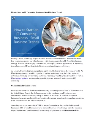 How to Start an IT Consulting Business - Small Business Trends.edited