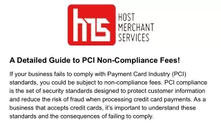 a detailed guide to pci non compliance fees