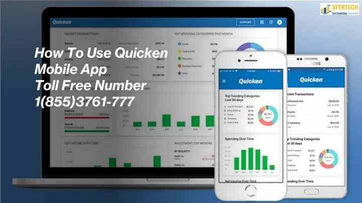 how to use quicken mobile app toll free number 1 855 3761 777