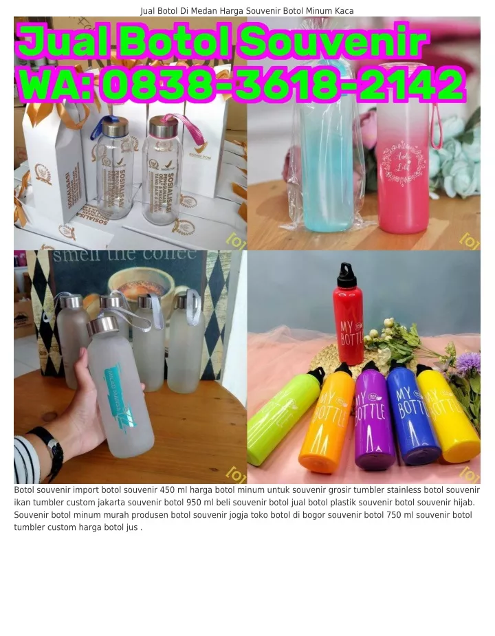 jual botol di medan harga souvenir botol minum