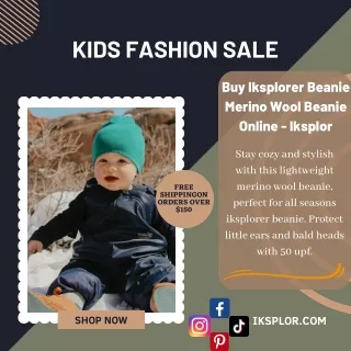 Buy Iksplorer Beanie  Merino Wool Beanie Online - Iksplor