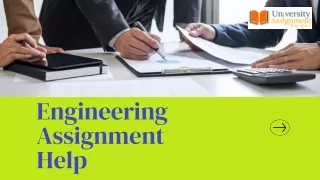 Get Best Engineering Assignment Help With Top Experts