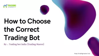 how to choose the best trading bot