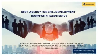 Best  Agency For Skill Development _ Learn With TalentServe