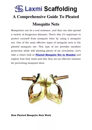 Pleated Mosquito Net in Mumbai Call-7290093230