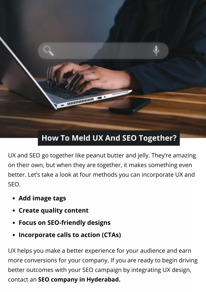 how to meld ux and seo together