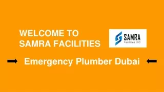 Emergency Plumber Dubai - SamraFM