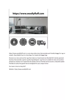 https www woollyfluff com is a one stop online
