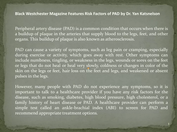 black westchester magazine features risk factors