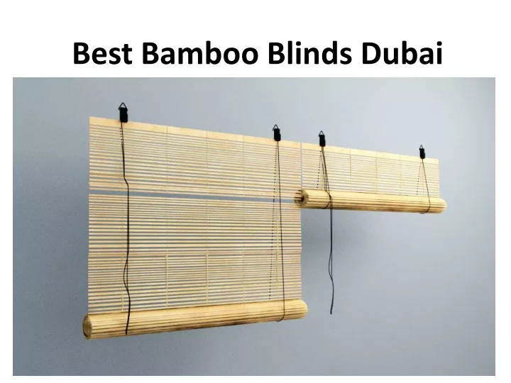best bamboo blinds dubai
