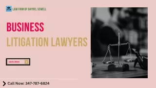 Business litigation lawyers