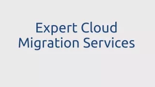 expert cloud migration services