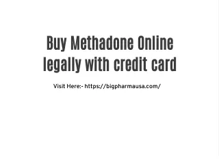 Buy Methadone Online legally with credit card