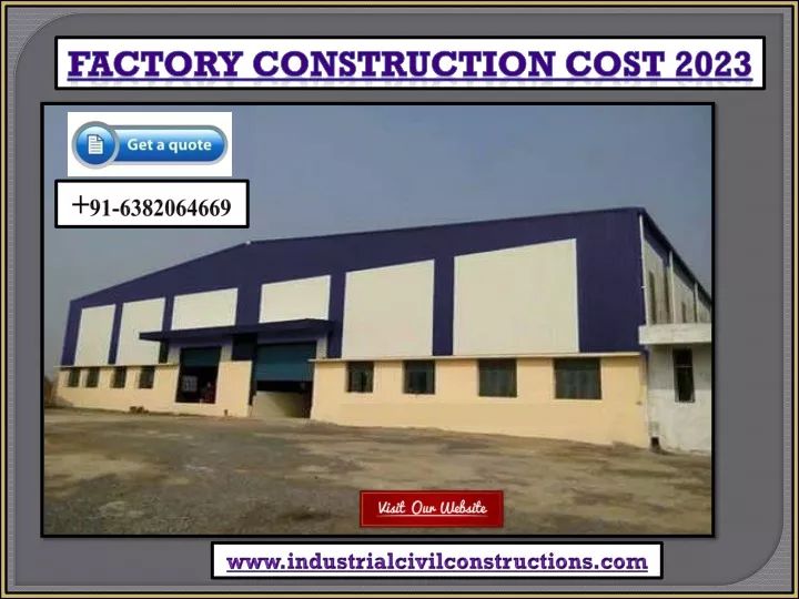 factory construction cost 2023