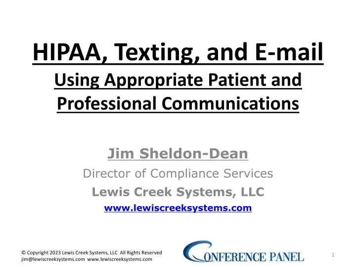 hipaa texting and e mail using appropriate