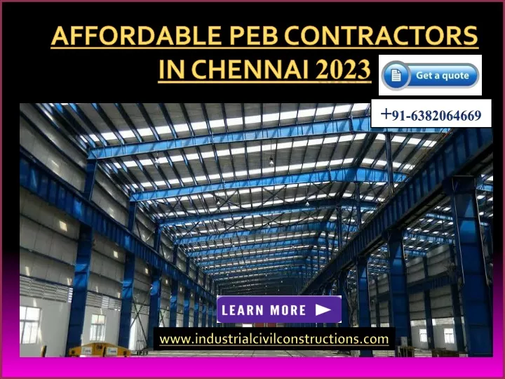 affordable peb contractors in chennai 2023