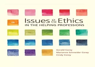 (PDF BOOK) Issues and Ethics in the Helping Professions android