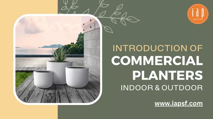 introduction of commercial planters