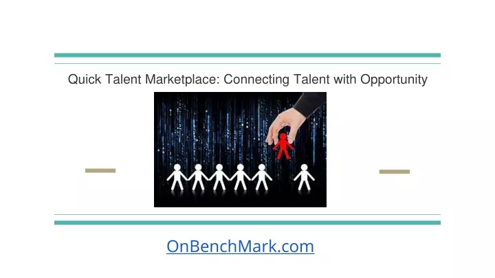 quick talent marketplace connecting talent with opportunity