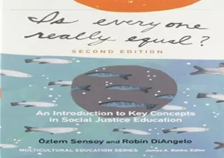 PDF Is Everyone Really Equal?: An Introduction to Key Concepts in Social Justice