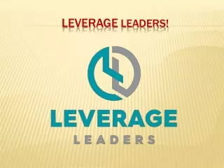LeverageLeaders | real estate transaction management service