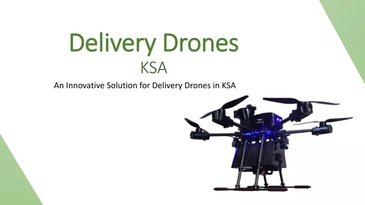 delivery drones ksa