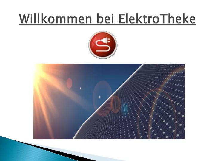 willkommen bei elektrotheke