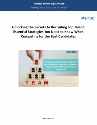 maintec technologies pvt ltd