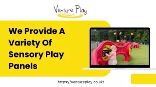 Sensory Play Panels - Venture Play UK LTD