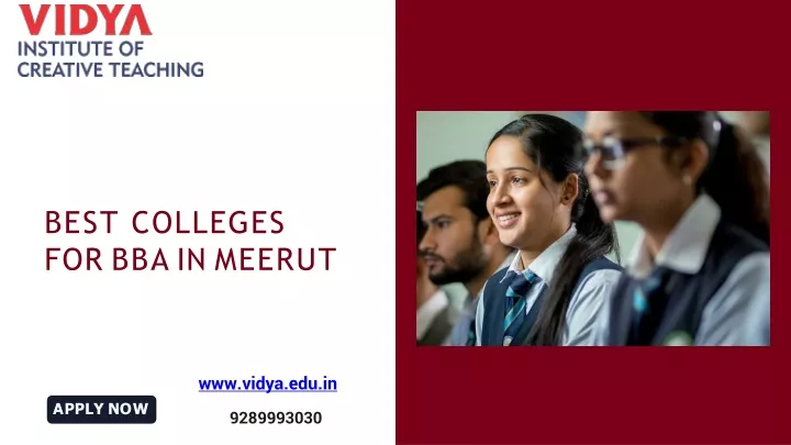 best colleges for bba in meerut