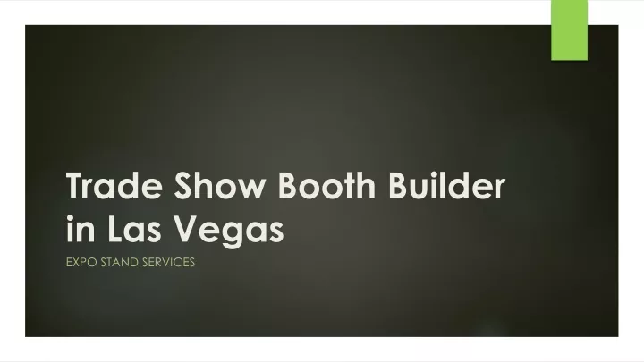 trade show booth builder in las vegas