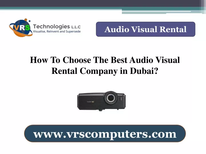 audio visual rental