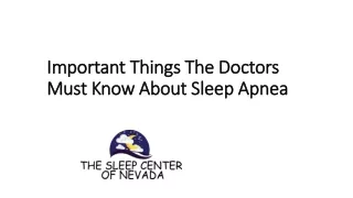 Important Things The Doctors Must Know About Sleep
