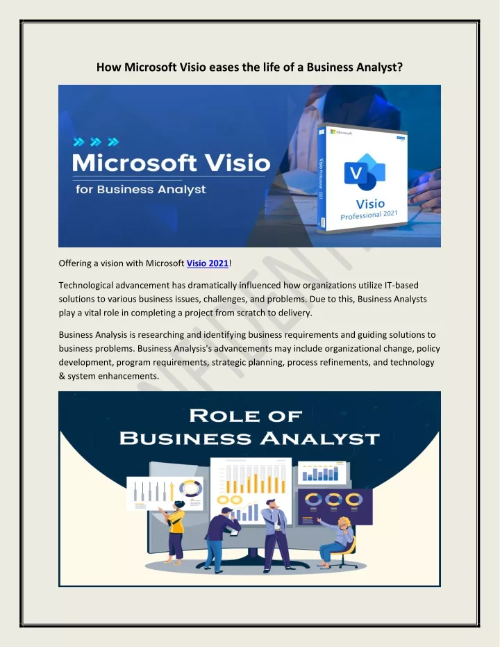 how microsoft visio eases the life of a business