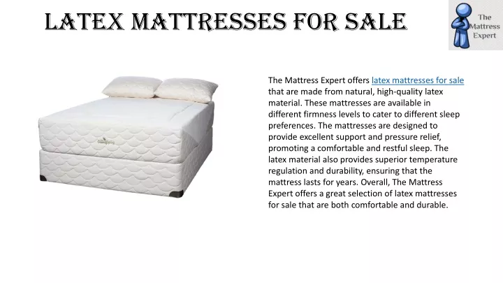 latex mattresses for sale