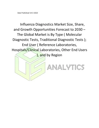 Influenza Diagnostics Market Analysis 2023