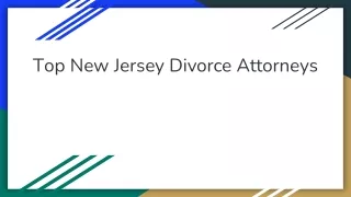 Best divorce lawyers in new jersey