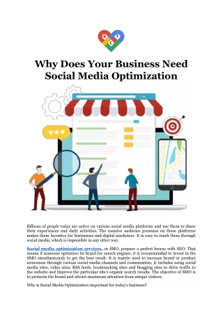 Why Does Your Business Need Social Media Optimization