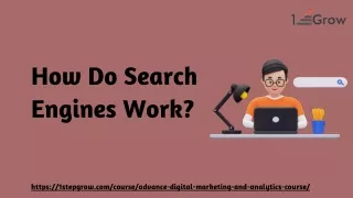 how do search engines work