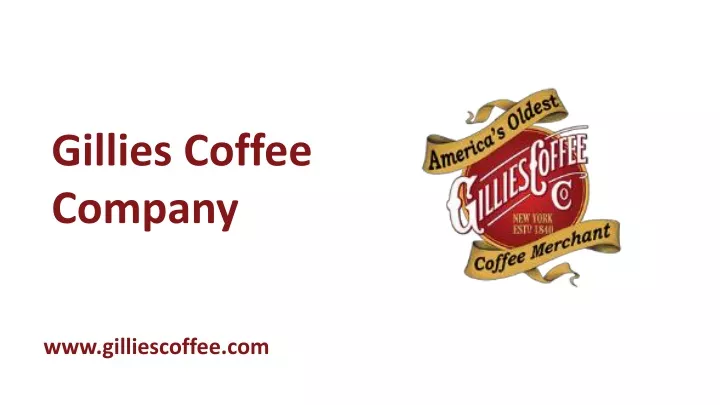 gillies coffee company