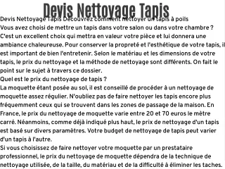 devis nettoyage tapis devis nettoyage tapis