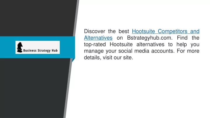 discover the best hootsuite competitors