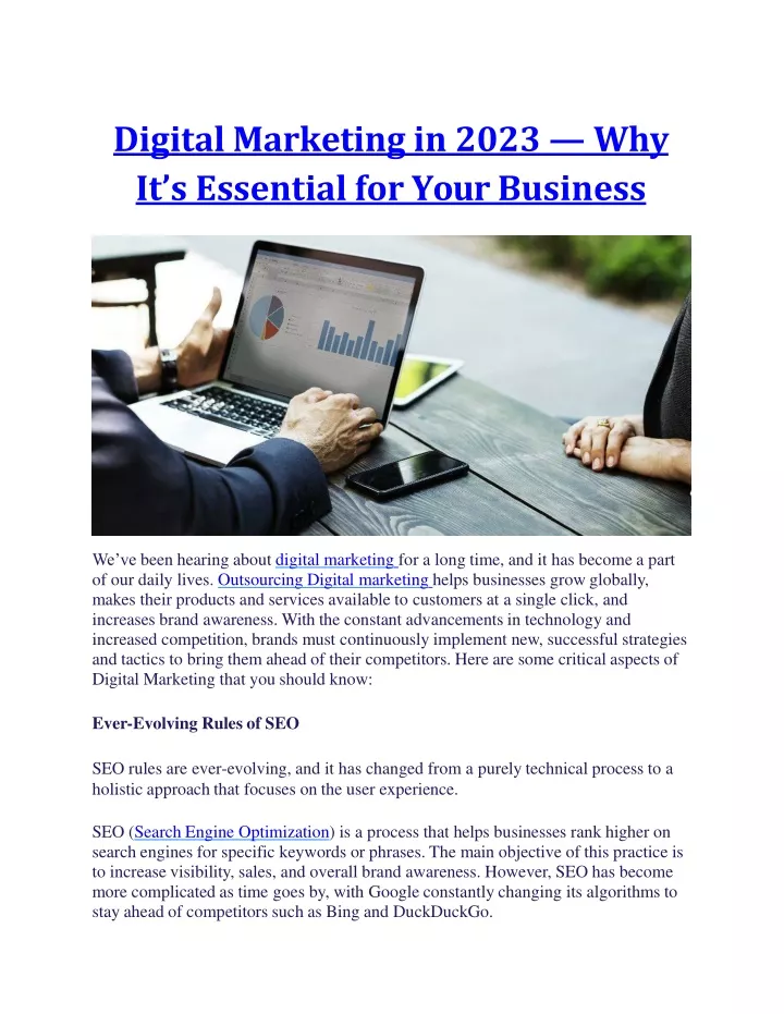 digital marketing in 2023 why it s essential for your business