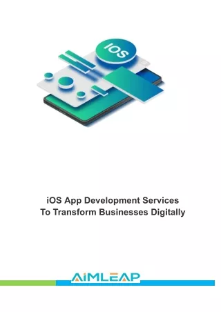 ios app development services to transform